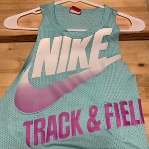 nike mesh cropped top